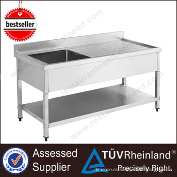 Cocina fabricada Chinese Single / Double Restaurant Industrial Sink